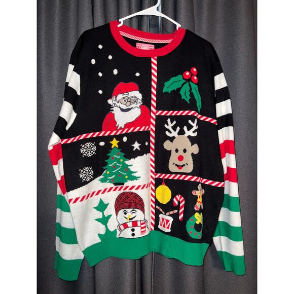 Ugly Christmas Sweater Xmas Size 2XL - Picture 1 of 3